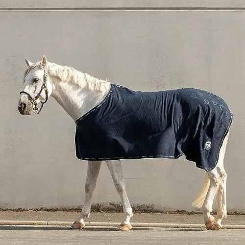 SUNRIDE Abschwitzdecke “Wellington” für Pferde aus weichem Fleece (280g/m²)
