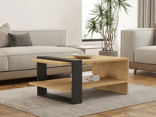 Skye Decor Yonca Couchtisch Anthrazit – Skandinavisches Design