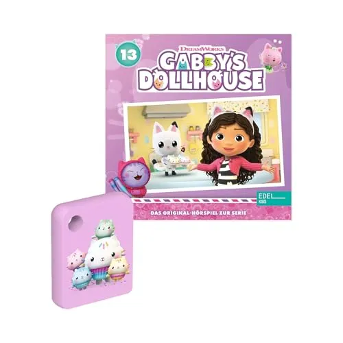 Galakto Audio-Token: Gabby's Dollhouse - Kitty Fee ist krank & Kuchis Cupcake-Cousinen, Hörspiel für Kinder ab 3 Jahren, Spielzeit ca. 48 min