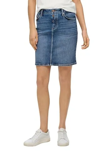 Stylischer Jeans Rock mit Gürtelschlaufen von s.Oliver