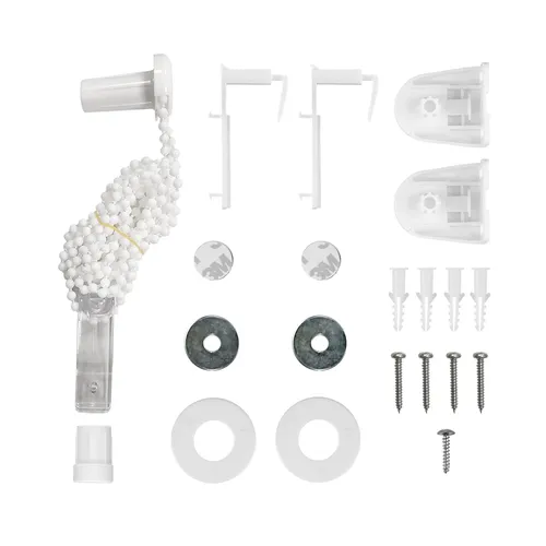 Klemmfix Rollo Verdunklungsrollo ohne Bohren Ersatzteile Set Ersatzteilset Weiß