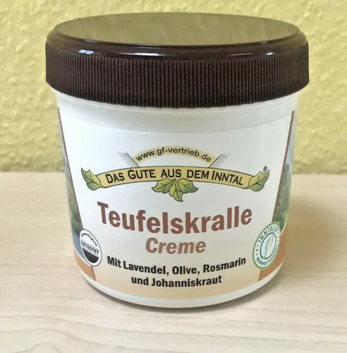 34,50€/l Teufelskralle Creme mit Lavendel Rosmarin Johanniskraut 200 ml Dose