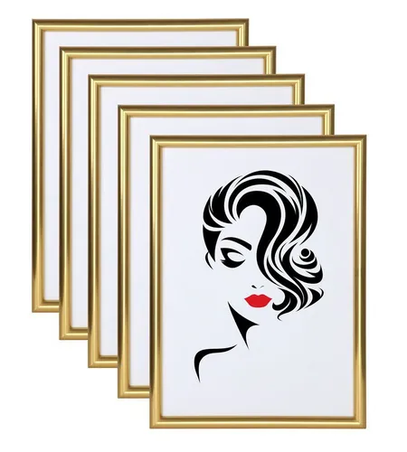 IDEAL TREND Bilderrahmen 3er 5er Set Classic Leichter Kunststoff Bilder Foto Rahmen Poster Sc