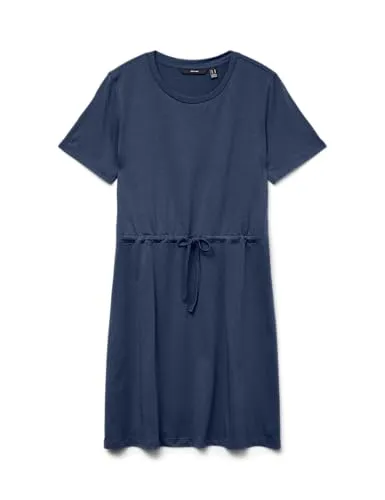 VERO MODA Vmluna Ss Short String Dress JRS Noos