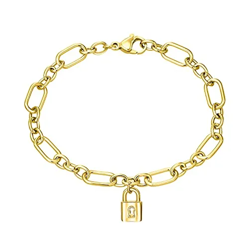 s.Oliver Damen Armschmuck Schloss 2032522 in gold von s.Oliver