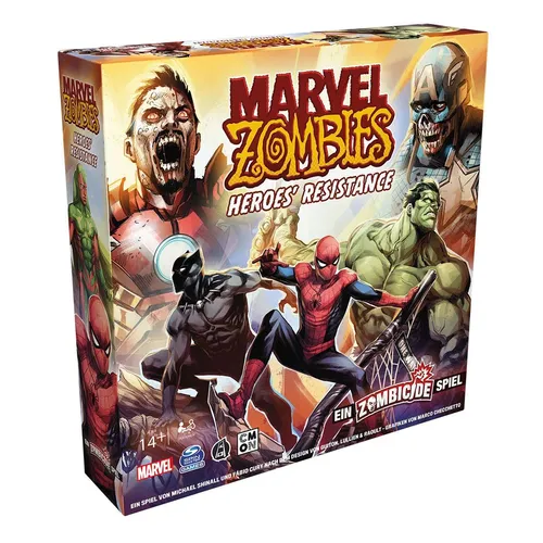 CMON Marvel Zombies: Heroes‘ Resistance – Kooperatives Zombicide-Spiel - Gesellschaftsspiel für 1-4 Spieler, ab 14 Jahren. Kämpft als Superhelden gegen Zombies und nutzt strategische Fähigkeiten, um zu überleben und Missionen zu erfüllen.