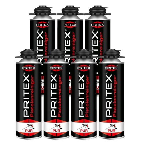 Pistolenreiniger 7 x 500 ml PU Reiniger für Schaumpistole