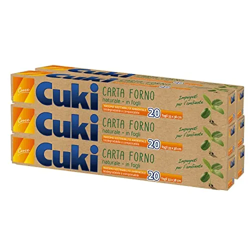Cuki Naturpapier Backofen 33 x 38 cm in braun von Cuki
