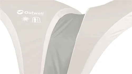 Outwell Regenrinne für Zusatzzelte M, silver/grau