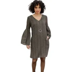 Heine Kleid in Braun - 42 von Heine