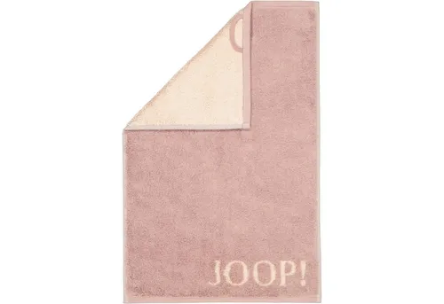 JOOP! Gästetuch Doubleface 30 x 50 cm Baumwolle Rosa Rose