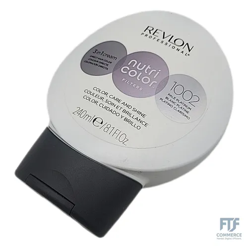 Revlon Professional Nutri Color Filters 1002 – 240 ml Haarfarbe - Farbauffrischung leicht gemacht: Die Nutri Color Filters verleihen Ihrem Haar lebendige Farben und Glanz in nur 3-15 Minuten. Ideal zur Intensivierung von Haarfarben und für individuelle Looks. Pflege und Farbe in einem Produkt!