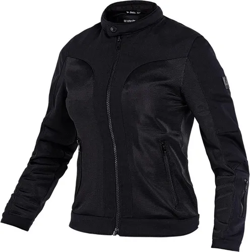 Damen Motorrad Jacke DXL - JohnDoe Aero Mesh - Luftige Sommerjacke in schwarz, atmungsaktiv mit herausnehmbaren Protektoren für optimalen Schutz und Komfort beim Fahren.