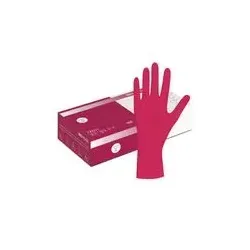 Nitril Handschuhe Rot | Einmalhandschuhe puderfrei | 100 Stück XL