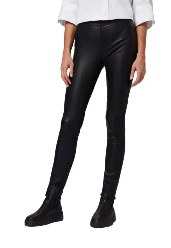 RICANO Asteroid Damen Stretch Lederhose Leggings - Leggings für Damen aus hochwertigem Lamm Nappa Echtleder, sportiv und körperbetont geschnitten für einen modernen Look. Ideal für modebewusste Frauen, die Komfort und Stil schätzen.