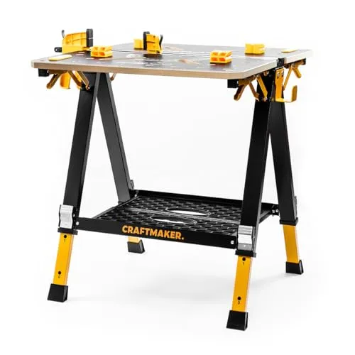 CRAFTMAKER Klappbare Werkbank S20 mit Arbeitsbockfunktion