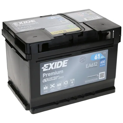 Autobatterie Exide EA612 12V 61Ah Starterbatterie Wartungsfrei Top Angebot Neu