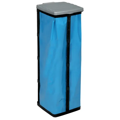 Müllsackständer light silver - für 60 bis 120 Liter - Haushaltszubehör mit platzsparender Aufbewahrung und flexibler Montage in 3 Größen, ideal für eine saubere und moderne Abfalllösung.