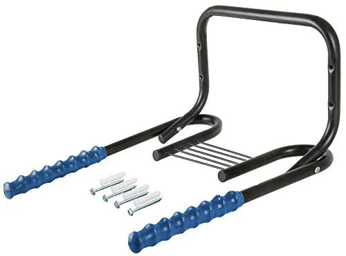M-WAVE Universal-Fahrrad-Wandhalter Stahl in blau von M-Wave