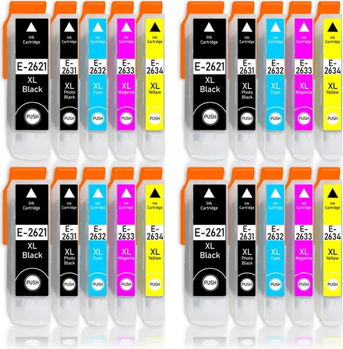 20er Pack Druckerpatronen 26 26XL für Epson XP-520