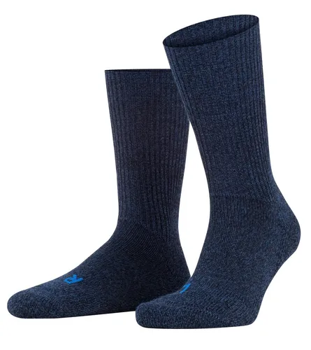 FALKE Wandersocken Crew Walkie Ergo (Trekking, Merinowolle) jeansblau - 1 Paar
