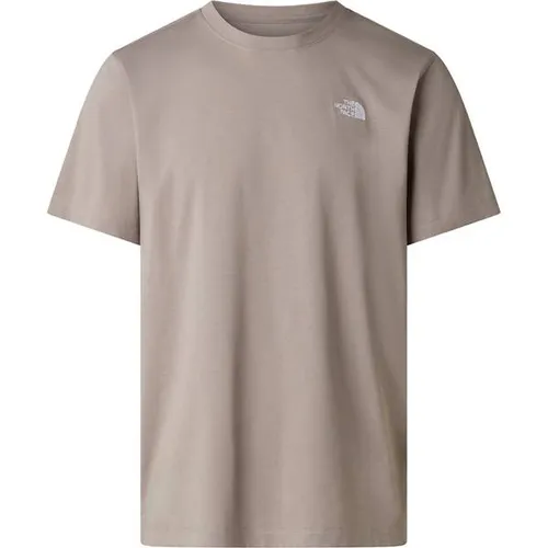 The North Face Herren Evolution Simple Dome T-Shirt XXL beige - Bequemes, atmungsaktives T-Shirt für entspannte Freizeitaktivitäten, ideal für den täglichen Gebrauch.