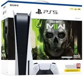 Sony PlayStation 5 Standard + Call of Duty Modern Warfare II, PlayStation 5, Schwarz, Weiß, 16000 MB, GDDR6, AMD, AMD Ryzen Zen 2