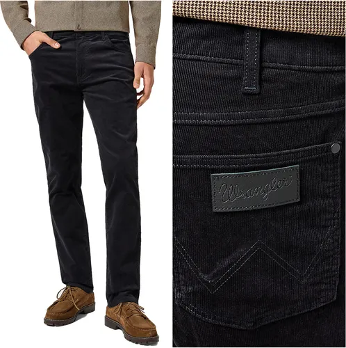 Wrangler Herrencordhosen Greensboro Black 112357406 W15Q013729