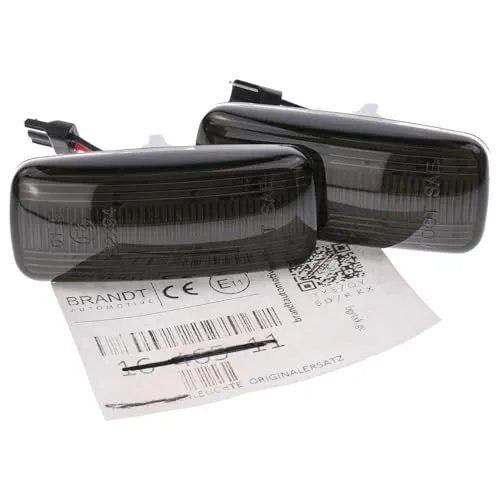 BRANDT LED Seitenblinker Set für Audi Modelle - Hochwertiges LED Seitenblinker Set (2 Stück + Kabel) für zahlreiche Audi Modelle. Einfache Montage ohne Anpassungen dank Plug&Play. E-geprüfte Qualität für sichere Nutzung im Straßenverkehr.