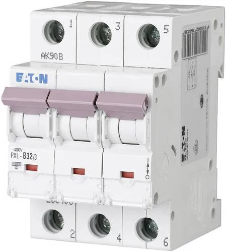 Eaton 236468 PXL-D32/3 Leitungsschutzschalter 3polig 32A 400 V/AC - Sonstige Elektroinstallationsartikel, zuverlässiger Schutz für Ihre Elektroinstallationen mit 32A und 3-poliger Ausführung.