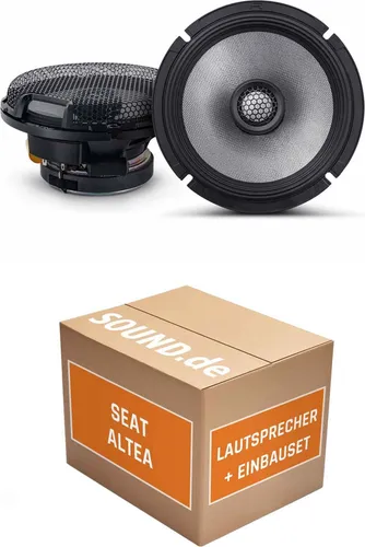 Alpine R2-S65 Einbaupaket für Seat Altea – 2 Lautsprecher mit 100W MAX - Komplettset für den Austausch der Lautsprecher in Ihrem Seat Altea (2004-2009). Mit Adapterringen und -steckern für einfachen Einbau und hervorragenden Klang.