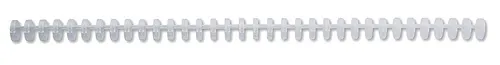 GBC 387326E ClickBind Binderücken - klar, 16mm, umweltfreundlich und ideal für professionelle Präsentationen