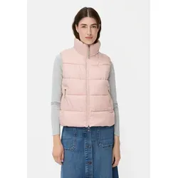 camel active Damen Steppweste Rosa mit 2-Wege-Reißverschluss