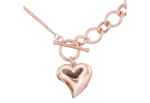 Heideman Collier Decent rose goldfarben (keine Angabe, inkl. Geschenkverpackung), mit Herz Anhänger