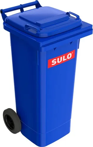 Liter Sulo Mülltonne, Mülleimer, Abfalltonne, Großmüllbehälter blau (80 Sulo blau) 80