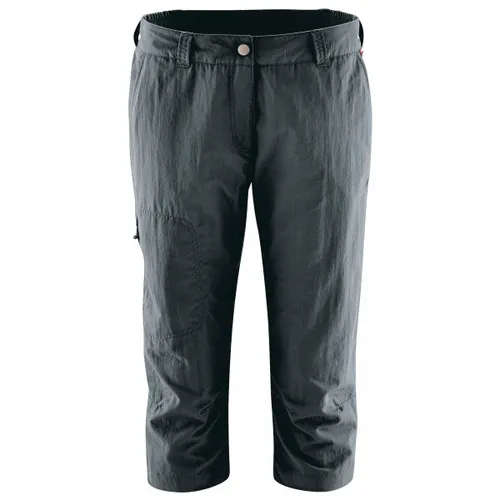 Maier Sports Women's Neckar 3/4 Hose Gr 44 grau/schwarz - Sportliche 3/4-Hose für Outdoor-Aktivitäten, ideal zum Wandern; Farbe: Grau/Schwarz; Größe: 44; aus 100% Polyamid für optimalen Tragekomfort.