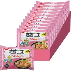 Nissin Fertiggericht Damae Ramen, Shrimp, je 100g, 10 Stück von Nissin