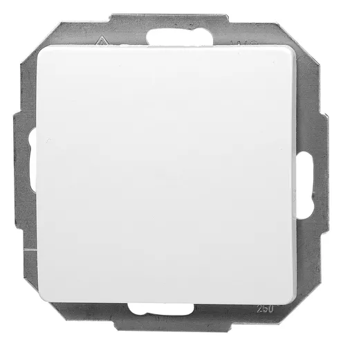 Kopp Taster 10AX 250 V Paris Arktis Weiß - 651302067 in weiß von Kopp