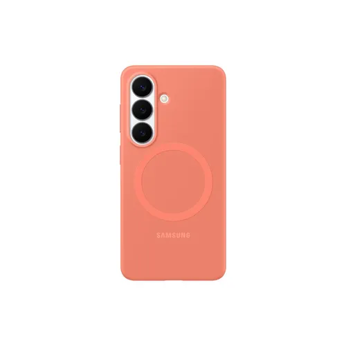 SAMSUNG Silicone Magnet Case für Galaxy S26 – Coralred in orange von Samsung