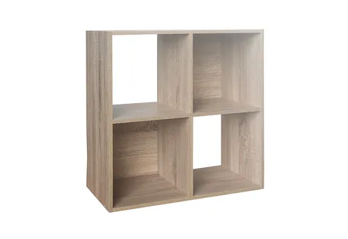 HTI-Living Standregal Thekla 60x60 Sonoma - Standregal mit 4 Ablageflächen, ideal für platzsparende Aufbewahrung in jedem Raum, Lieferung zur Selbstmontage.