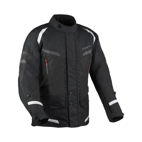 Difi Horizon Aerotex Motorradjacke Schwarz Gr. XXL