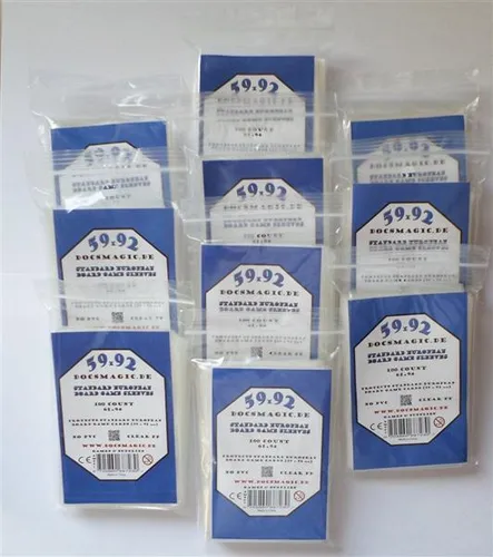 1.000 Docsmagic.de Standard European Board Game Sleeves von Docsmagic.de