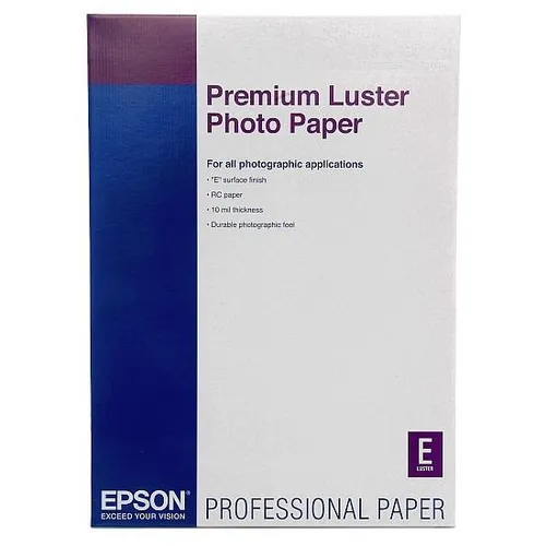 Epson Premium Luster Photo Paper A3+ - 100 Blatt, 260 g, hochwertiges Fotopapier für lebendige Farben und beeindruckende Druckergebnisse