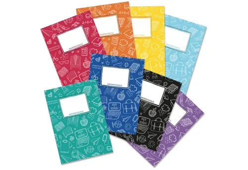 PAPIERDRACHEN Schulheft Papierheftumschläge DIN A5 in blau von Papierdrachen