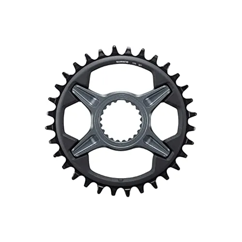 Shimano SLX Kettenbindung, Black/Gray, 32 Zähne - Fahrradkettenblätter mit Narrow Wide Technologie für optimale Leistung und vielseitige Einsatzmöglichkeiten, ideal für anspruchsvolle Fahrradfahrer.
