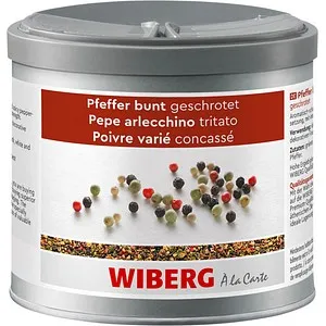 Wiberg Pfeffer bunt geschrotet 580 gr in der Aromabox - Pfeffer in Aromabox, ideal für die perfekte Würze von Gerichten, sorgt für ein intensives Geschmackserlebnis.