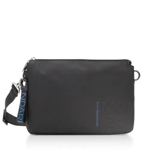 Mandarina Duck MD20 Umhängetasche schwarz P10QMT51651 - Damentaschen aus strapazierfähigem Polyester, stilvolles Design und ideal für den Alltag