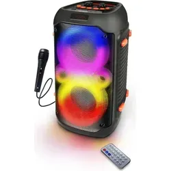 Esperanza EP156 BT FM LED RGB Karaoke Lautsprecher 20W