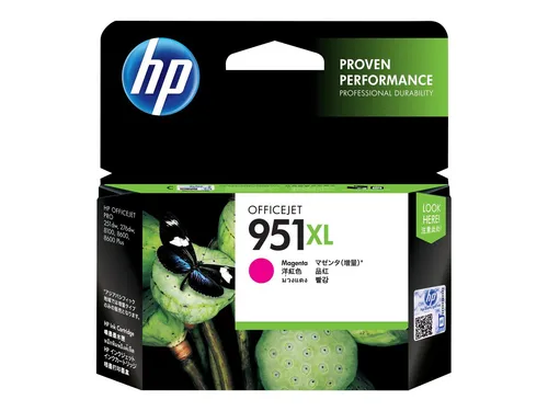 HP Druckerpatronen Original HP 951XL Magenta (CN047AE) - Original HP 951XL Magenta Druckerpatrone für brillante Ausdrucke. Hohe Seitenleistung und einfache Installation für ein reibungsloses Druckerlebnis. Ideal für den professionellen Einsatz in Büros.