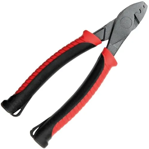 Fox Rage Crimping Pliers 15cm - Quetschhülsenzange für Klemmhülsen, Angelzange, Klemmhülsenzange zum BAU von Raubfischmontagen